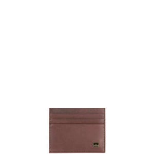Tommy Hilfiger Men's Small Card Holder Wallet  - Dark Espresso