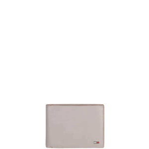 Tommy Hilfiger Men's Large with Coin Pocket Wallet - Feather Grey