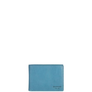 Tommy Hilfiger Men's Wallet with Coin Pocket - Turquoise