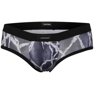HOM BLACK ADDICT WOLF LOW WAIST MINI BRIEF - GREY