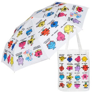 Mr Men Poster Tote Bag & umbrella set 