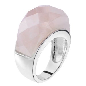 Rose Quartz Drop Ring
