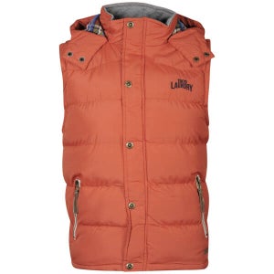 Tokyo Laundry Men's Kyber Gilet - Burnt Orange