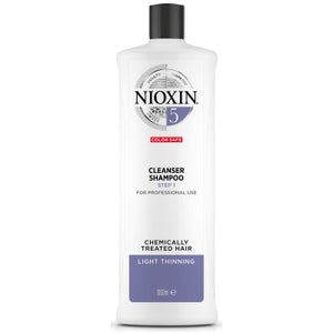 NIOXIN System 5 Cleanser Shampoo for Medium to Coarse, Normal to Thin Hair 1000ml (Worth £58.30)