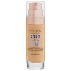 Maybelline Dream Satin Liquid Foundation with Hydrating Serum 30ml (Various Shades)