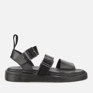 Dr. Martens Gryphon Strap Leather Sandals - Black