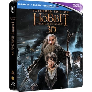 The Hobbit: The Battle of the Five Armies Extended 3D - Limited Edition Steelbook (UK EDITION)