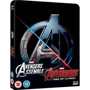 Coffret Avengers 3D (+2D) - Steelbook édition limitée exclusive Zavvi (Édition UK)