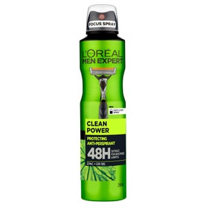 L’Oréal Paris Men Expert Clean Power 48H Anti-Perspirant (250ml)
