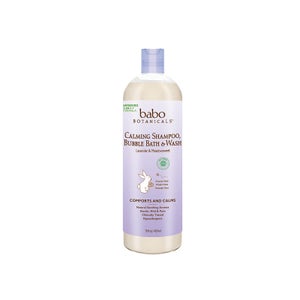 Babo Botanicals Calming Baby 3-in-1: Bubble Bath, Shampoo & Wash - Lavender & Meadowsweet