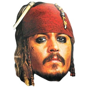 Disney Pirates of the Caribbean Captain Jack Sparrow Mask