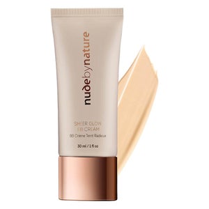 nude by nature Sheer Glow BB Cream - 01 Porcelain 30ml