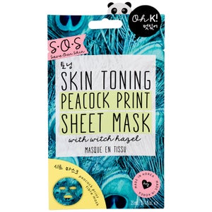 OhK! Peacock Print Sheet Mask