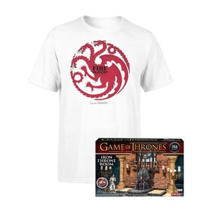 Lot Game of Thrones : T-shirt + Set de construction 314 pièces