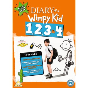 Diary Of A Wimpy Kid 1-4 Box Set