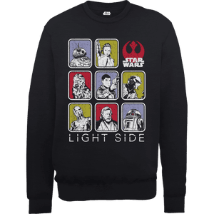 Star Wars Die letzten Jedi (The Last Jedi) Light Side Schwarz Pullover