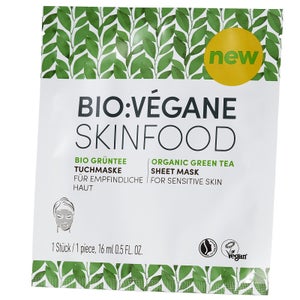 BIO:VÉGANE SKINFOOD Bio GrüNtee Tuchmaske