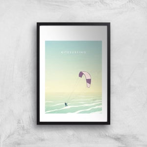 Kitesurfing Art Print