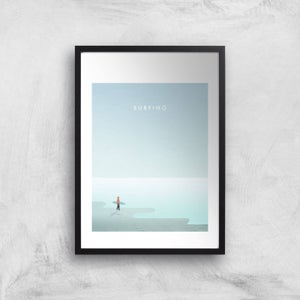 Surfing Art Print