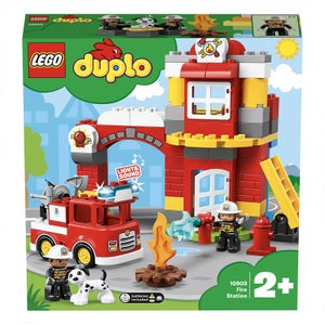 LEGO DUPLO Town: Fire Station Building Bricks Set (10903)