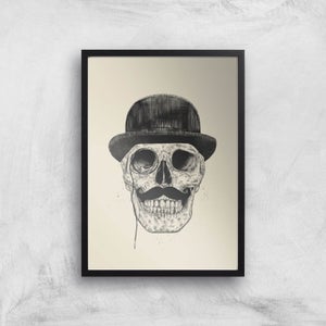 Balazs Solti Monocle Skull Art Print