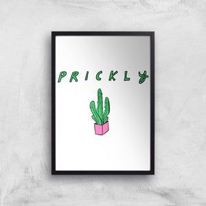 Rock On Ruby Prickly Art Print