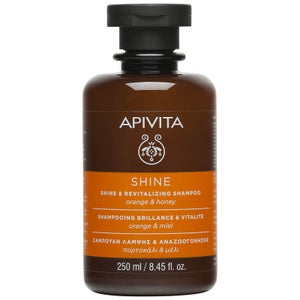 APIVITA Holistic Hair Care Shine & Revitalising Shampoo - Orange & Honey 250ml