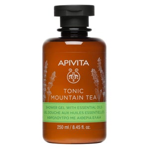 APIVITA Tonic Mountain Tea Shower Gel with Essential Oils 250ml