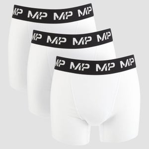 MP Men's Boxer -bokserit - Valkoinen (3 kpl:n pakkaus)