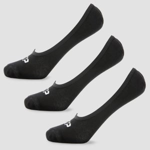 MP Men's Essentials Invisible Socks - Zwart (3 Pack)