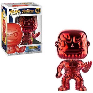 Figurine Pop! Thanos Chrome Rouge EXC - Marvel