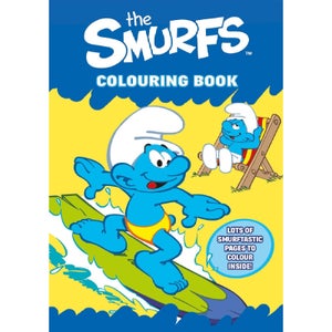Libro infantil para colorear de los Pitufos con licencia oficial 32 páginas