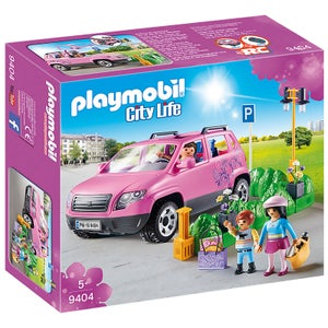 Playmobil City Life Family Car with Parking Space and Removeable Windshield (9404)