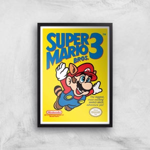 Nintendo Super Mario Bros 3 Art Print