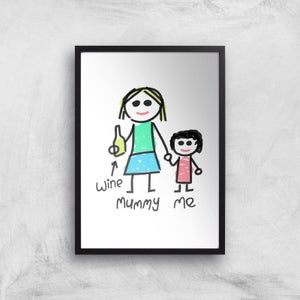 Mummy & Me Art Print