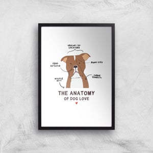 The Anatomy Of Dog Love Art Print