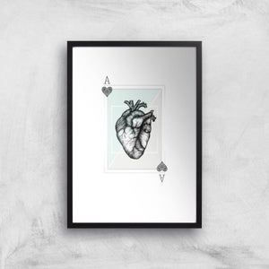 Ace Of Hearts Art Print
