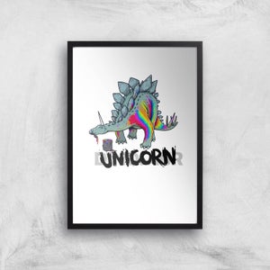 DinoUnicorn Art Print