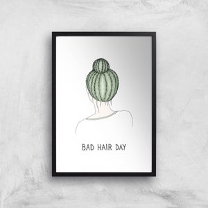 Bad Hair Day Art Print