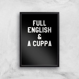Full English And A Cuppa Art Print