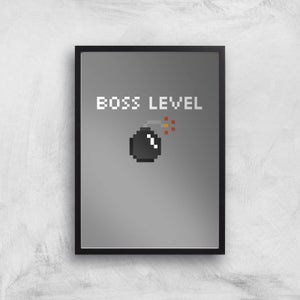 Boss Level Gaming Art Print