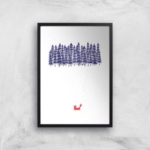 Alone In The Forest Art Print