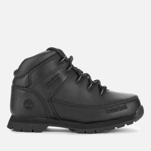 Timberland Kids' Euro Sprint Boots - Black Full Grain