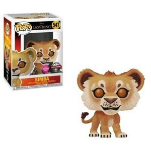 Disney Der König der Löwen - Simba Flocked EXC Pop! Vinyl Figur