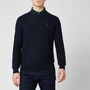 Polo Ralph Lauren Men's Mesh Cotton Sweatshirt - Navy Heather