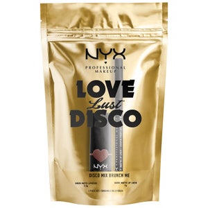 NYX Professional Makeup Disco Mix Lip Kits - Brunch me Brown Nude Matte Lip Christmas Gift Set (Worth £12.00)