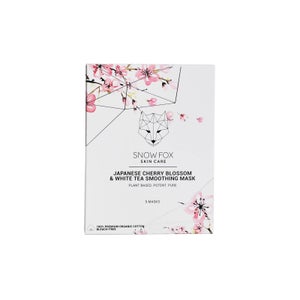 Snow Fox Japanese Cherry Blossom and White Tea Smoothing Mask (Set of 5)