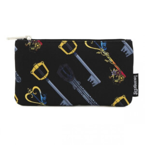 Loungefly Disney Kingdom Hearts Keys Aop Nylon Pouch