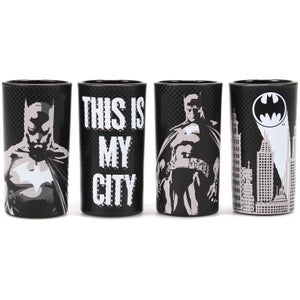 Batman Set of 4 Mini Glasses
