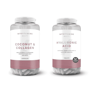 Kokosnuss & Kollagen + Hyaluronsäure-Tabletten